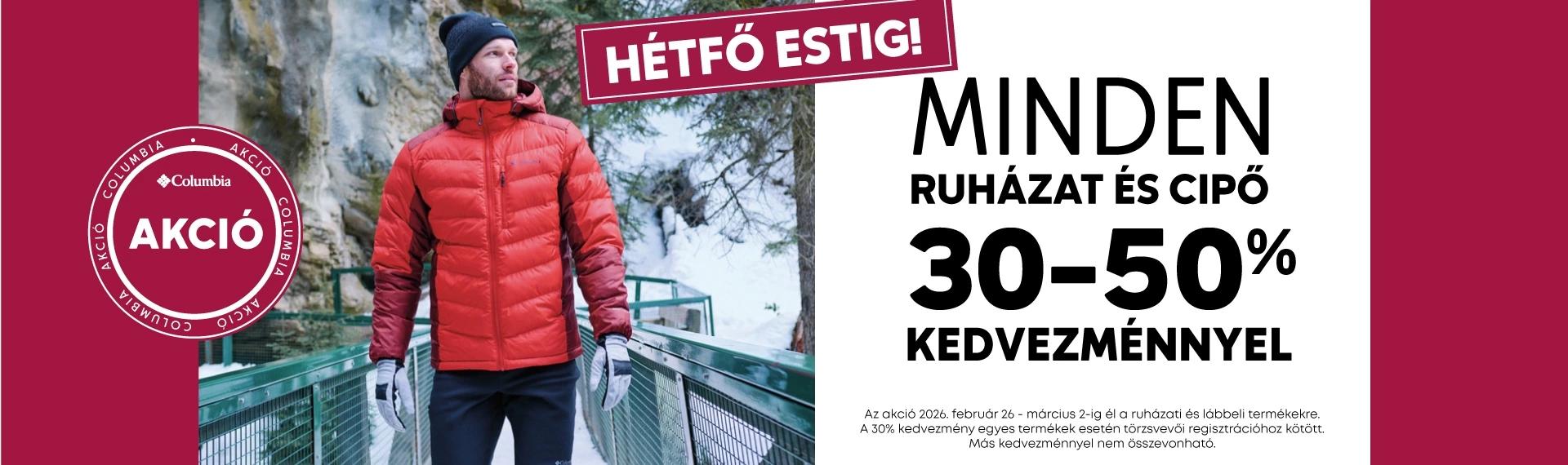 Minden akcióban -30-50%-ig