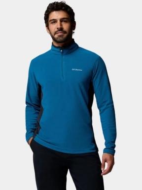 Columbia Klamath Range II Half Zip férfi polár pulóver kék színben 1