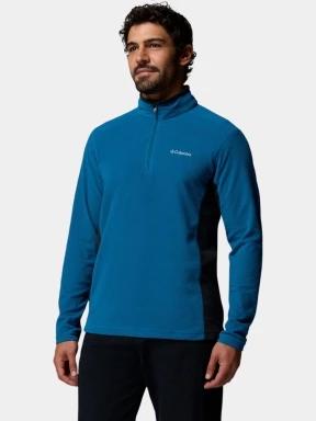 Columbia Klamath Range II Half Zip férfi polár pulóver kék színben 3