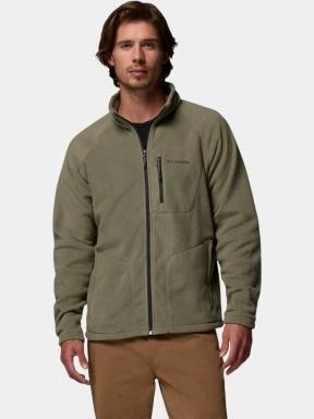 Columbia Fast Trek II Full Zip Fleece férfi polár pulóver zöld színben 1