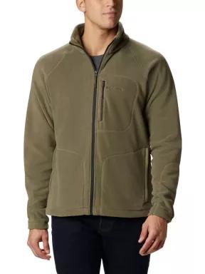 Columbia Fast Trek II Full Zip Fleece férfi polár pulóver zöld színben 1