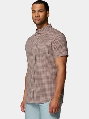 Columbia Rapid Rivers II Short Sleeve Shirt férfi rövid ujjú ing barna színben 3