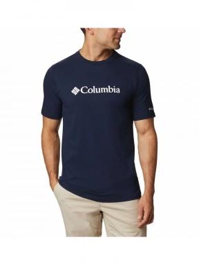 Columbia Csc Basic Logo Short Sleeve férfi rövid ujjú póló sötétkék színben 1