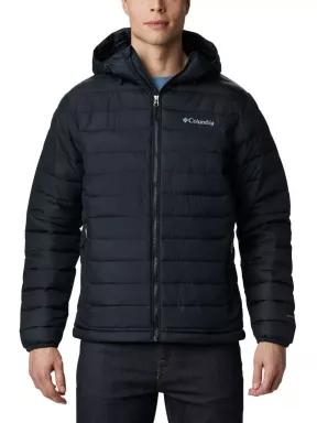 Columbia Powder Lite Hooded Jacket férfi utcai kabát fekete színben 1