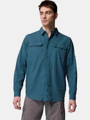 Columbia Silver Ridge 2.0 Long Sleeve Shirt férfi hosszú ujjú túraing kék színben 1