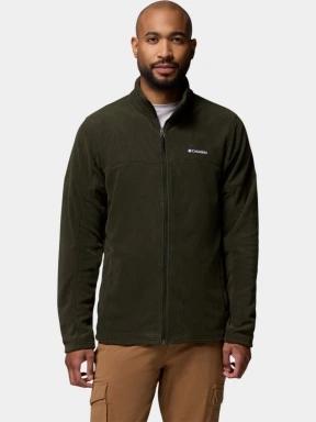 Columbia Basin Trail III Full Zip férfi polár pulóver sötétzöld színben 1