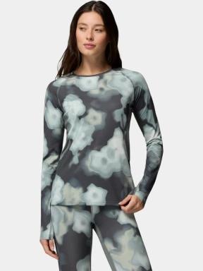 Columbia Omni-Heat Infinity Knit Long Sleeve Crew női aláöltöző felső sötétzöld színben 1