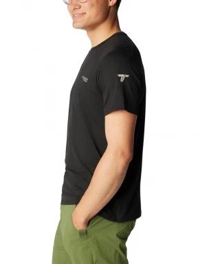 Columbia Summit Valley Short Sleeve Crew férfi rövid ujjú sport póló fekete színben 3