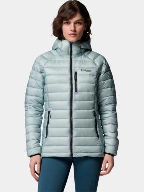 Columbia Arctic Crest Down Hooded Jacket női steppelt átmeneti kabát kék színben 1
