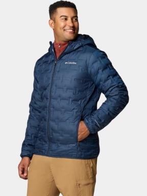 Columbia Delta Ridge II Down Hooded Jacket férfi pehelykabát sötétkék színben 3