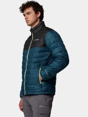 Columbia Powder Lite II Jacket férfi steppelt átmeneti kabát kék színben 3