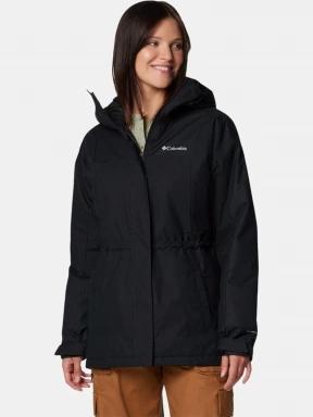 Columbia Hikebound II Long Insulated Jacket női vízhatlan kabát fekete színben 1