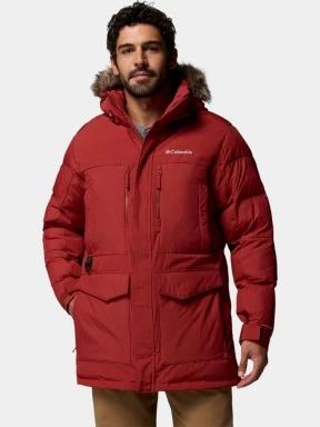 Columbia Marquam Peak Fusion II Parka férfi télikabát piros színben 1