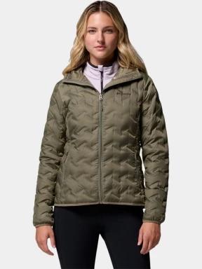 Columbia Delta Ridge II Down Hooded Jacket női pehelykabát zöld színben 1