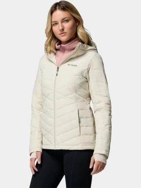 Columbia Joy Peak II Hooded Jacket női télikabát homok színben 3