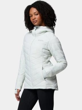 Columbia Joy Peak II Hooded Jacket női télikabát világoszöld színben 3