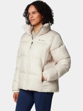 Columbia Puffect II Full Zip Jacket női télikabát homok színben 3
