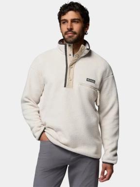 Columbia Helvetia II Half Snap Fleece férfi polár pulóver homok színben 1