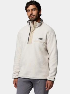 Columbia Helvetia II Half Snap Fleece férfi polár pulóver homok színben 3