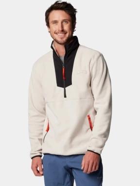 Columbia Sequoia Grove Half Zip Fleece férfi polár pulóver homok színben 1