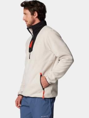 Columbia Sequoia Grove Half Zip Fleece férfi polár pulóver homok színben 3