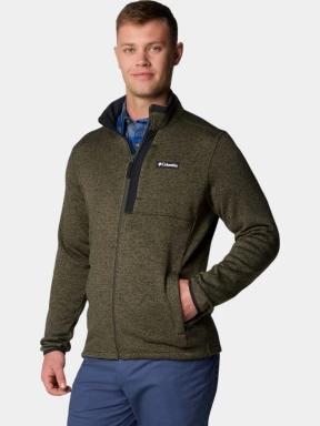 Columbia Sweater Weather Full Zip férfi polár pulóver zöld színben 3