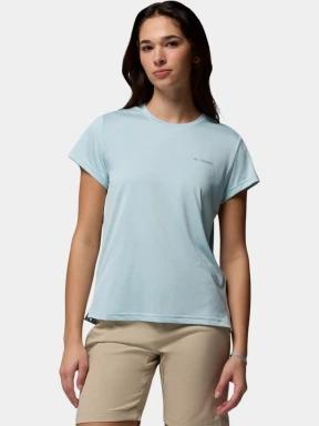 Columbia Bluevista Hill Short Sleeve Crew női rövid ujjú sport póló világoskék színben 1