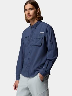Columbia Wild Cast Long Sleeve Shirt férfi hosszú ujjú ing sötétkék színben 3