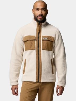 Columbia Juniper Peak Full Zip Fleece férfi polár pulóver homok színben 1