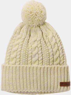 Columbia Cozy Ridge Beanie női bojtos sapka homok színben 1