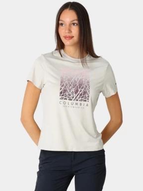Columbia Parsons Point  Short Sleeve Graphic Tee női rövid ujjú sport póló homok színben 1