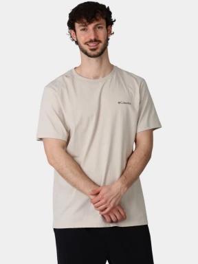 Columbia CSC Outdoor Back Graphic Tee férfi rövid ujjú póló homok színben 1