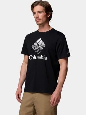 Columbia CSC Seasonal Graphic Tee férfi rövid ujjú póló fekete színben 3