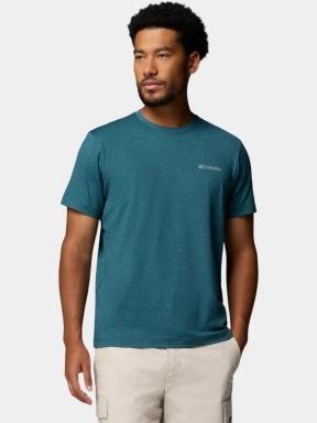 Columbia Parsons Point Short Sleeve Logo Tee férfi rövid ujjú sport póló kék színben 1