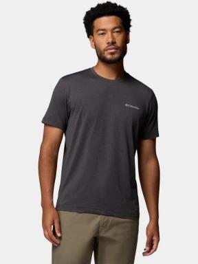 Columbia Parsons Point  Short Sleeve Logo Tee férfi rövid ujjú sport póló fekete színben 1