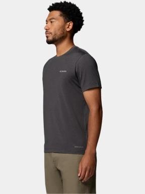 Columbia Parsons Point  Short Sleeve Logo Tee férfi rövid ujjú sport póló fekete színben 3