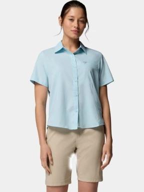 Columbia Silver Ridge Utility II Short Sleeve Shirt női rövid ujjú ing világoskék színben 1