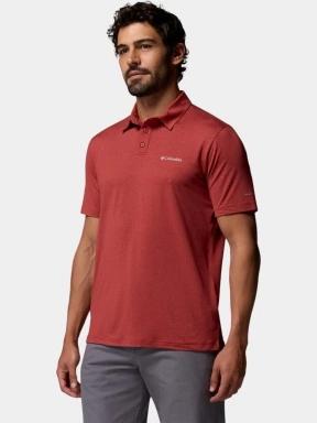 Columbia Parsons Point Polo férfi galléros póló piros színben 3