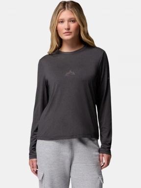 Columbia Parsons Point Long Sleeve Graphic Tee női hosszú ujjú póló fekete színben 1