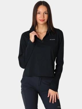 Columbia Seeker Legend 1/4 Zip II női hosszú ujjú sport póló fekete színben 1