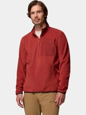 Columbia Pacific Arch 200 1/2 Zip Fleece M férfi polár pulóver piros színben 1