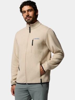 Columbia Sweater Weather Full Zip férfi polár pulóver homok színben 3