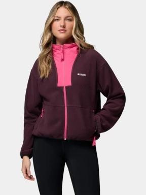 Columbia Sequoia Grove II Full Zip női polár pulóver bordó színben 1