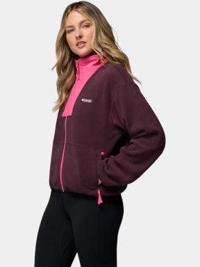 Columbia Sequoia Grove II Full Zip női polár pulóver bordó színben 3
