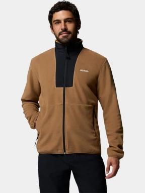 Columbia Sequoia Grove II FZ Fleece férfi polár pulóver oliva színben 1