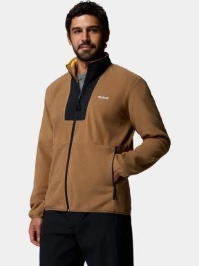 Columbia Sequoia Grove II FZ Fleece férfi polár pulóver oliva színben 3