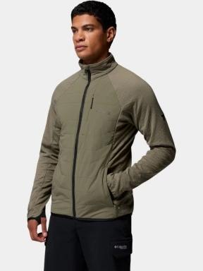 Columbia Arctic Crest II Hybrid Full Zip férfi hibrid felső zöld színben 3