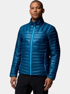 Columbia Endevour Mountain Down Jacket férfi pehelykabát kék színben 1