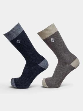 Columbia 2PP Fundamental Basic Rib Crew férfi zokni fekete színben 1