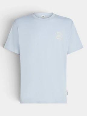 O'Neill O'Neill Beach Chest Print T-Shirt férfi rövid ujjú póló világoskék színben 1